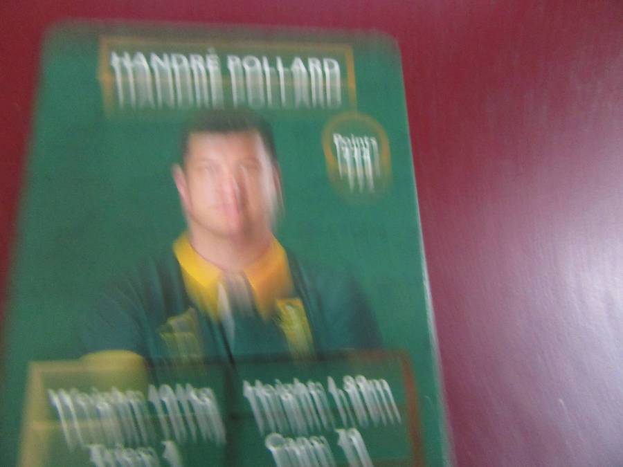 7 VARIOUS PICK 'N PAY RUGBY CARDS - AS PER SCAN -