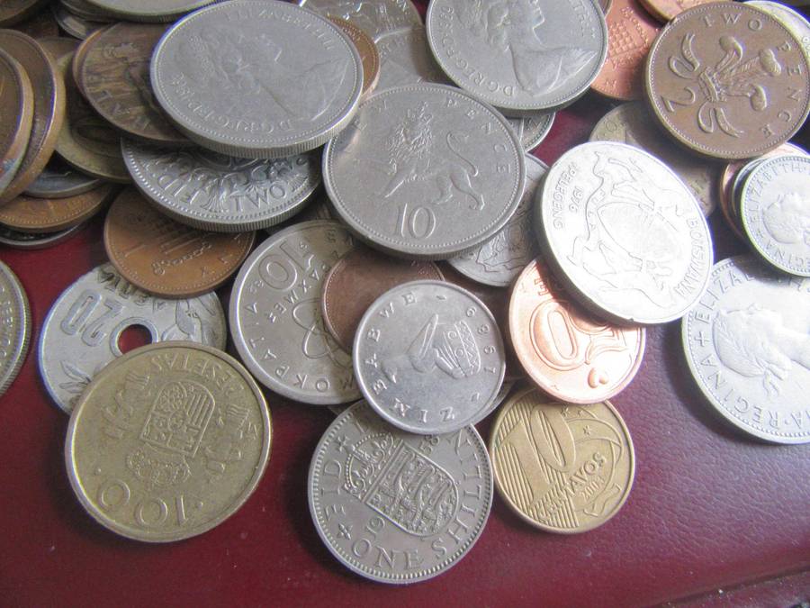 600 World Coins incl. RSA Coins - Bid per coin - Lot 12