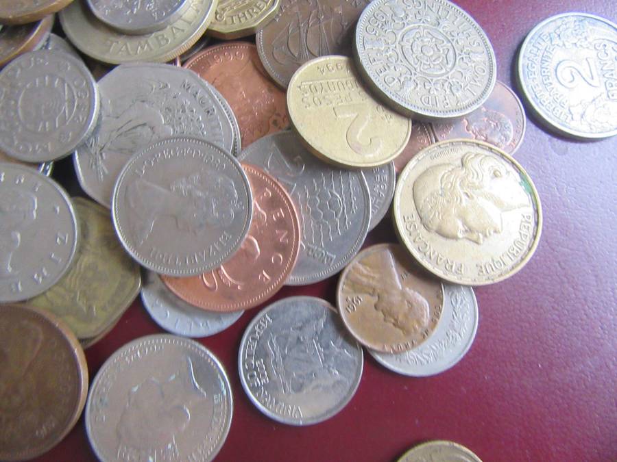 600 World Coins incl. RSA Coins - Bid per coin - Lot 12