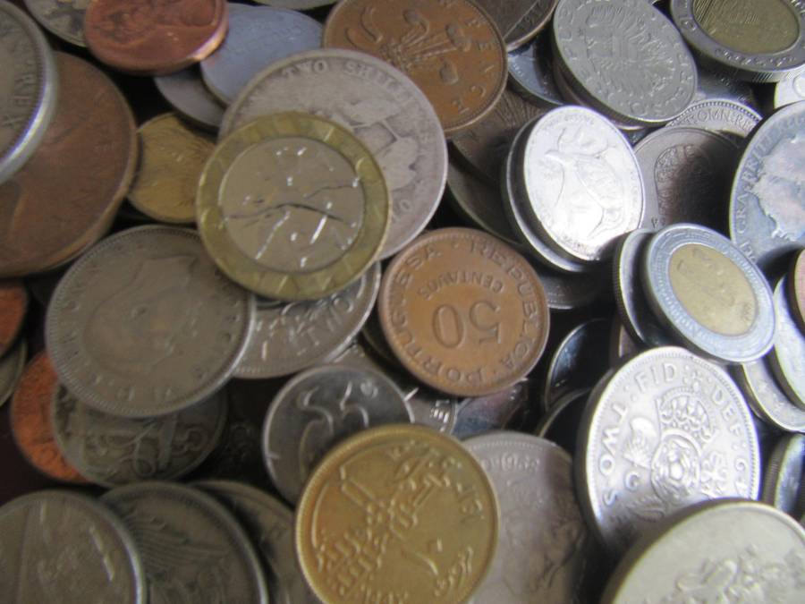 350 World Coins incl. RSA Coins - BID PER COIN