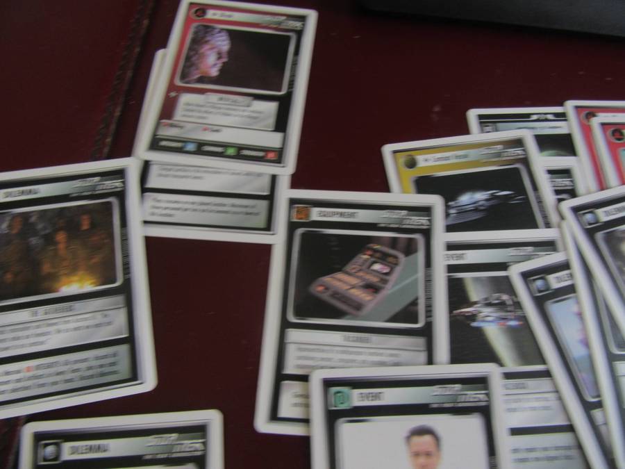 40 STAR TREK CCG CARDS - 1ST EDITION - BID PER CARD