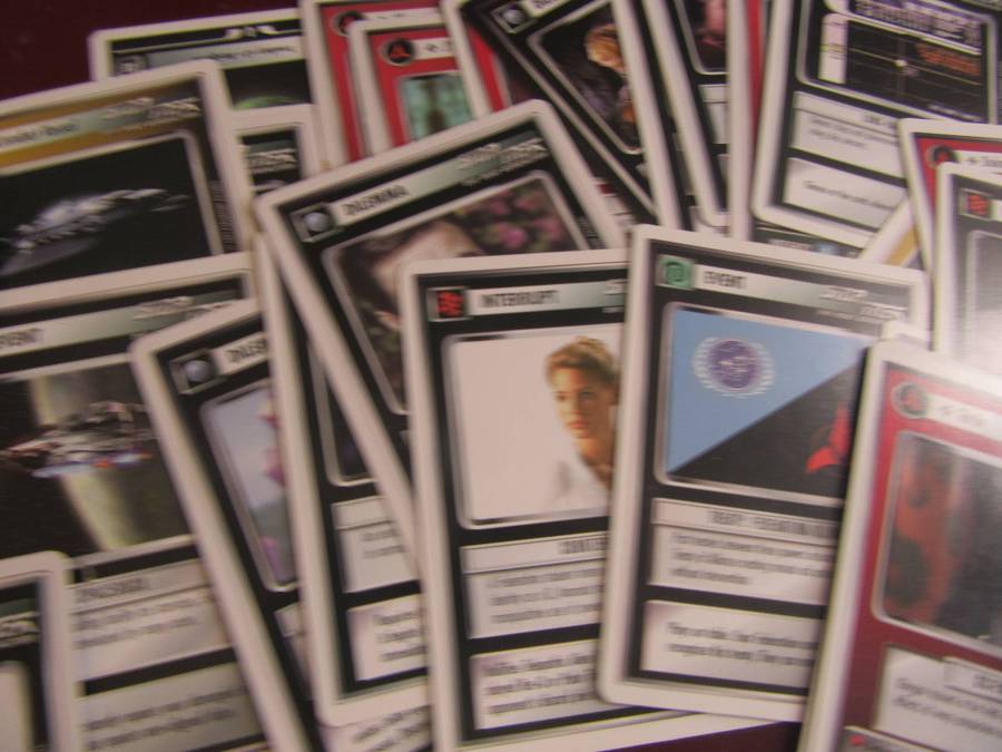 40 STAR TREK CCG CARDS - 1ST EDITION - BID PER CARD