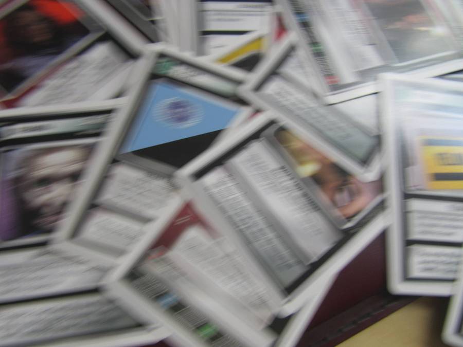 40 STAR TREK CCG CARDS - 1ST EDITION - BID PER CARD