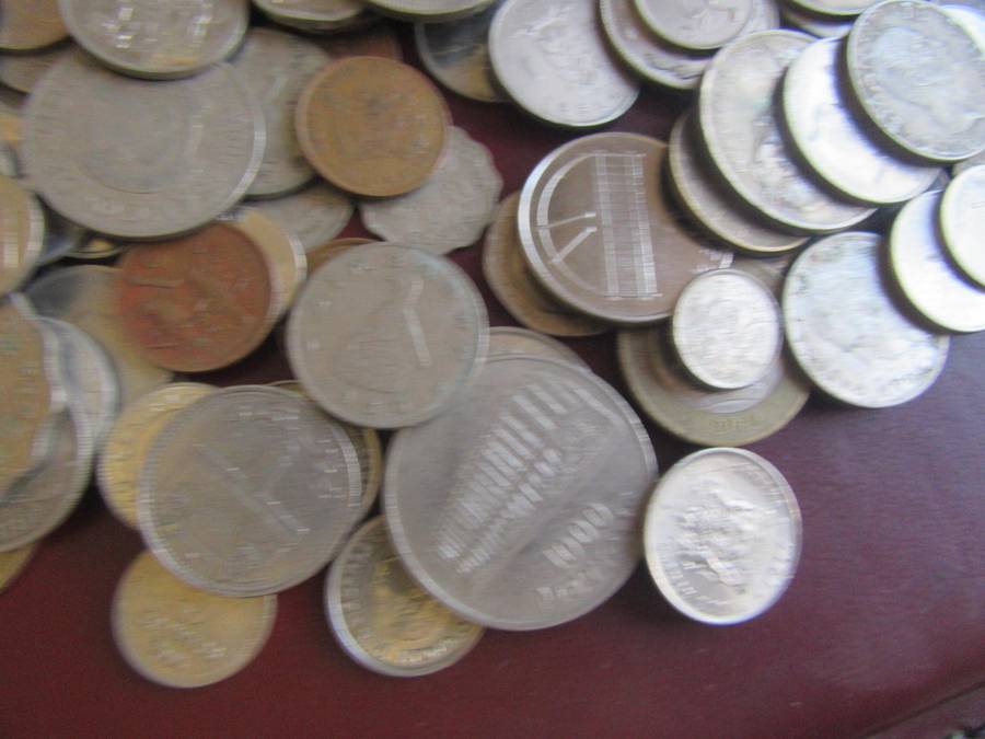 GOOD START FOR THE BEGINNER - 120 WORLD COINS INCL. RSACOINS - AS PER SCAN - LOT27 - BIDPER ITEM