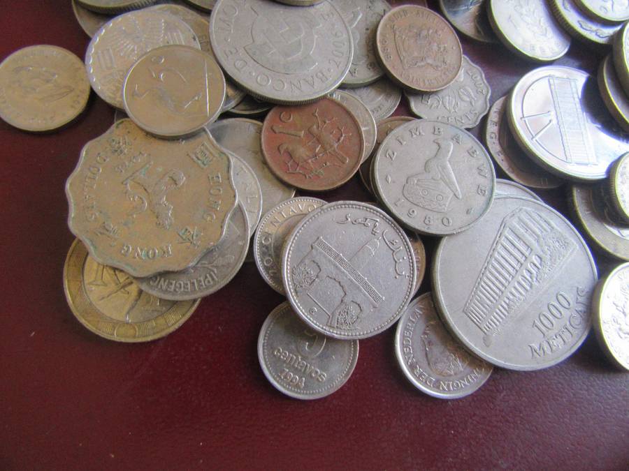 GOOD START FOR THE BEGINNER - 120 WORLD COINS INCL. RSACOINS - AS PER SCAN - LOT27 - BIDPER ITEM