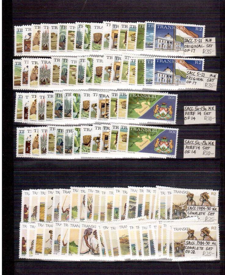 Def Issues - Namibia, SWA, Transkei, Ciskei, etc - All Mint and all as one bid