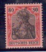 German Reich 1902 80 Pf - No WMK - Fine MM - SG 76 - CV 325 Pound - R7593