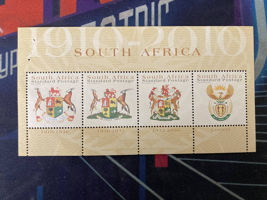 South African Coat of Arms Stamp Set