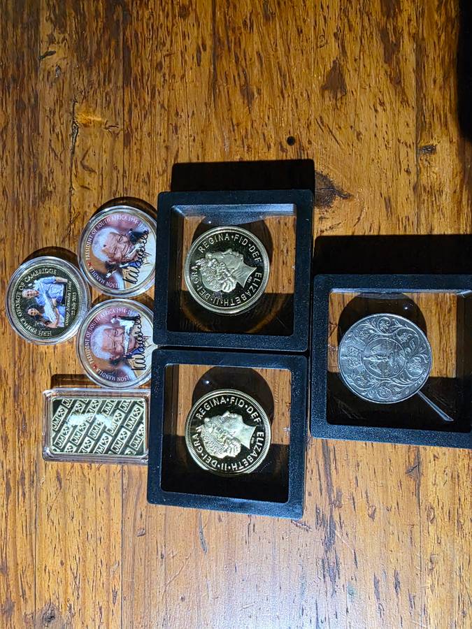 Unverified combo coins and gold