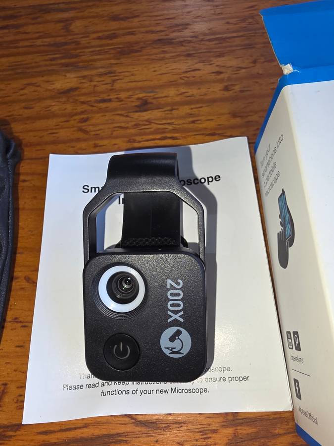 200x SMARTPHONE MICROSCOPE