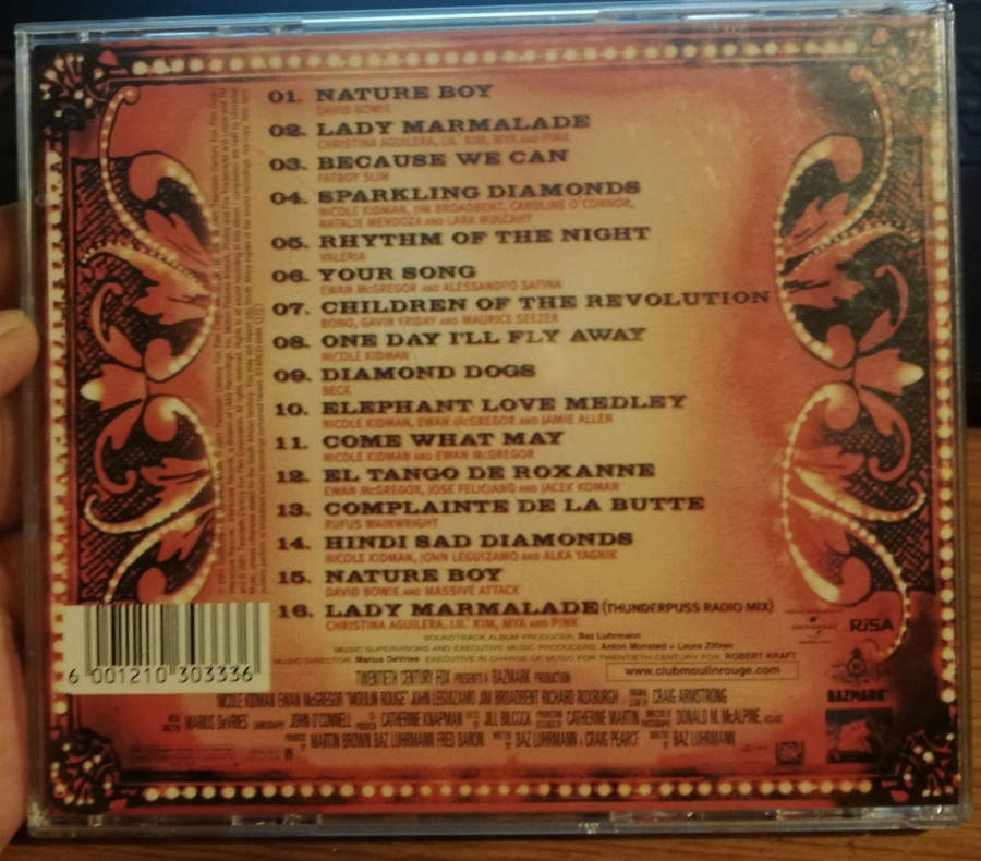 Moulin Rouge. Music from Baz Luhrmann's Film. CD.
