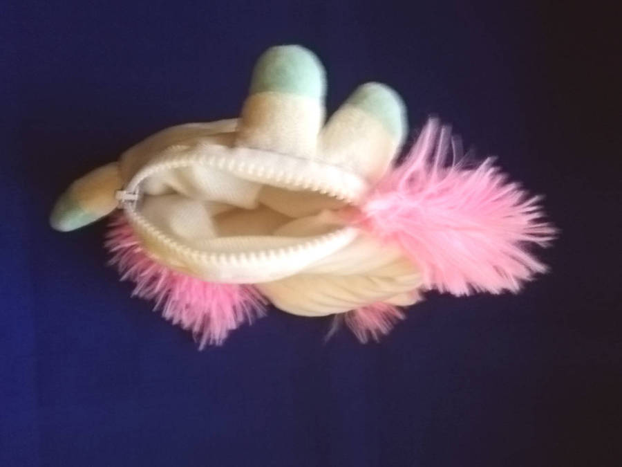 Sparkly the Unicorn. Plush Little Bag/Pouch. 25cm.