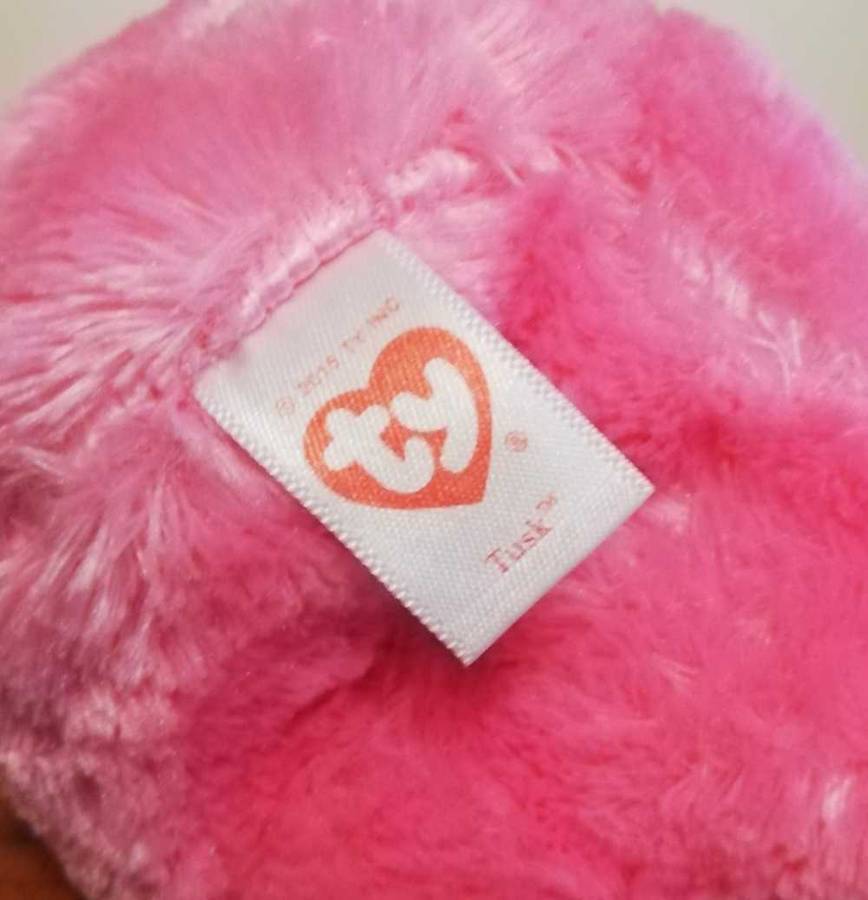 RARE Beanie Boo Plush - TY Tusk the Walrus. Soft Toy. 18cm