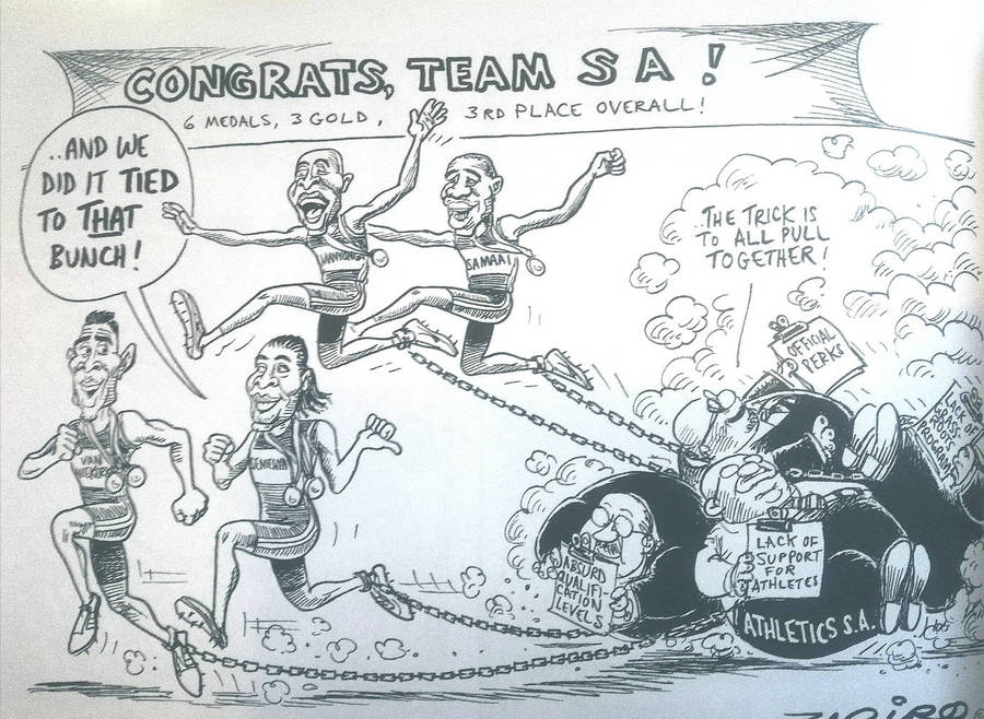 Hasta la Gupta, baby! Zapiro's Cartoons from Daily Maverick, Sunday Times, M & G and The Times.