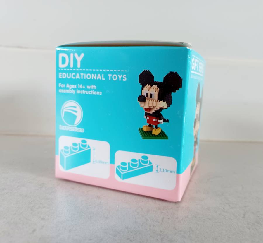 Mickey Mouse Educational Toy  Building Blocks BRAND:  LNO Block sizes 4mm (MET065)