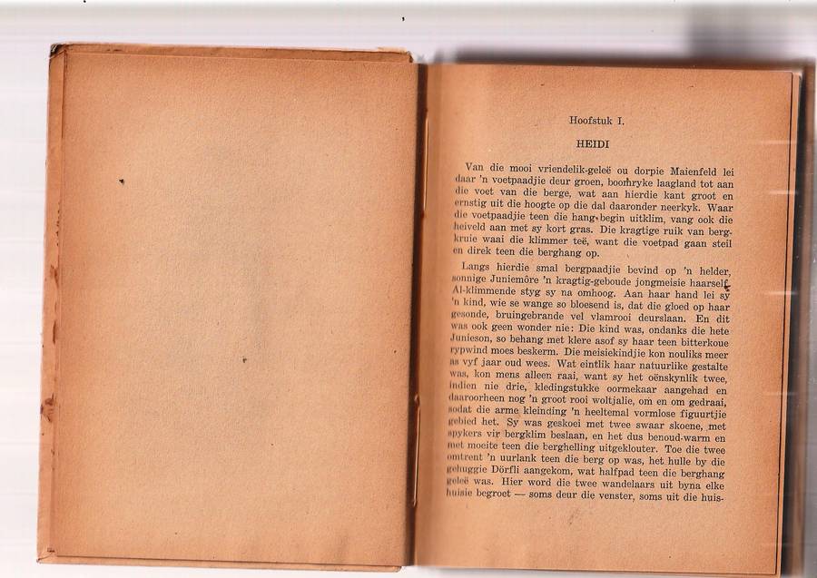 Heidi - Johanna Spyri - 1945 vertaling deur FJ Eybers