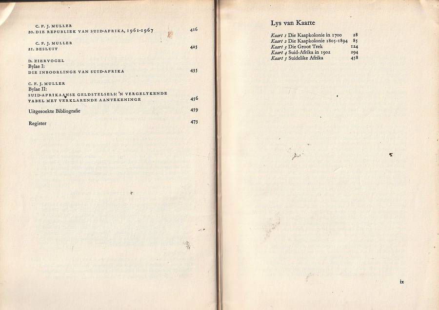 500 Jaar Suid-Afrikaanse Geskiedenis - CFJ Muller