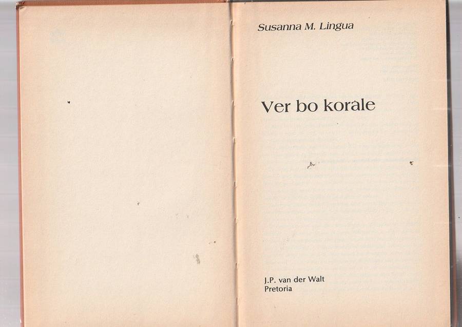 Ver bo korale - Susanna M Lingua - Roman