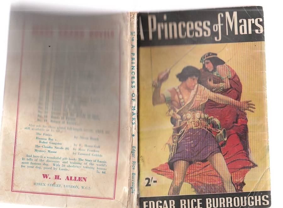 A Princess of Mars - Edgar Rice Burroughs - John Carter series softcover