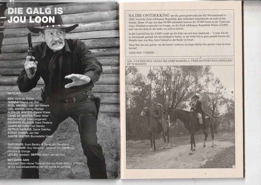 Nuwe Ruiter in Swart nr 1 (Naledi) - Fotoverhaal - Photocomic - Photo story - Fotoboek