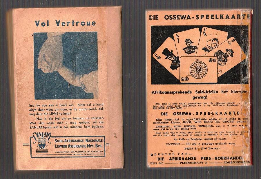 Lot van 4 skaars KAPPIE REEKS boeke - Gister die Heldejare / Nuwe wee / Vuurlinie / Onheil Kransfont