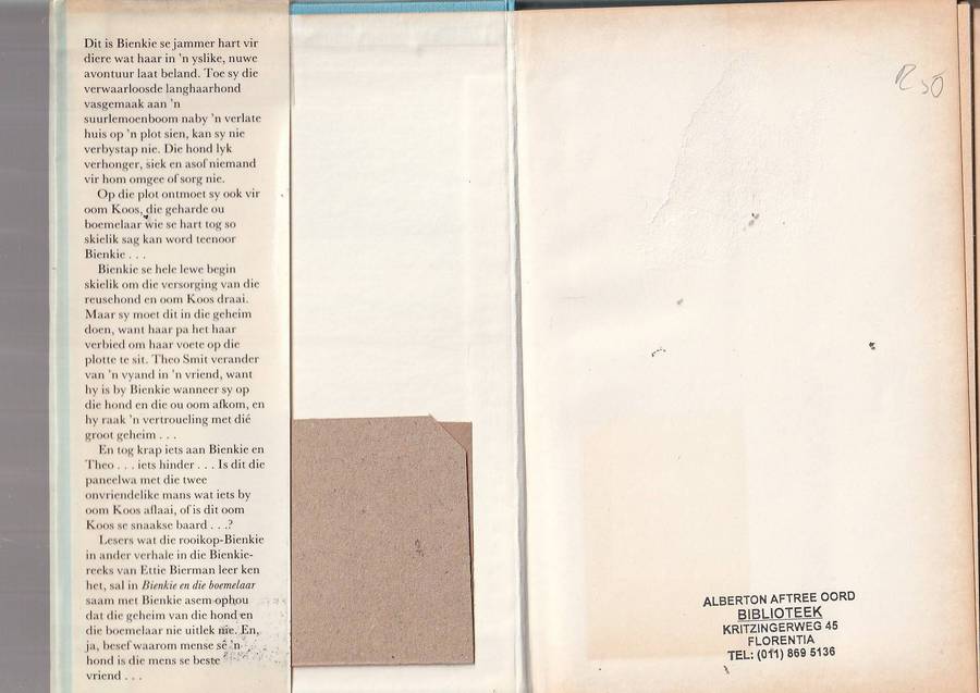 Bienkie en die Boemelaar - Ettie Bierman - Bienkie reeks vir Meisies