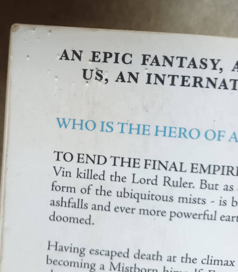 The hero of ages by Brandon Sanderson