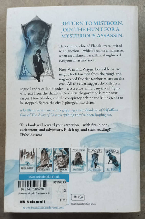 Shadow of self (Misborn novel) by Brandon Sanderson