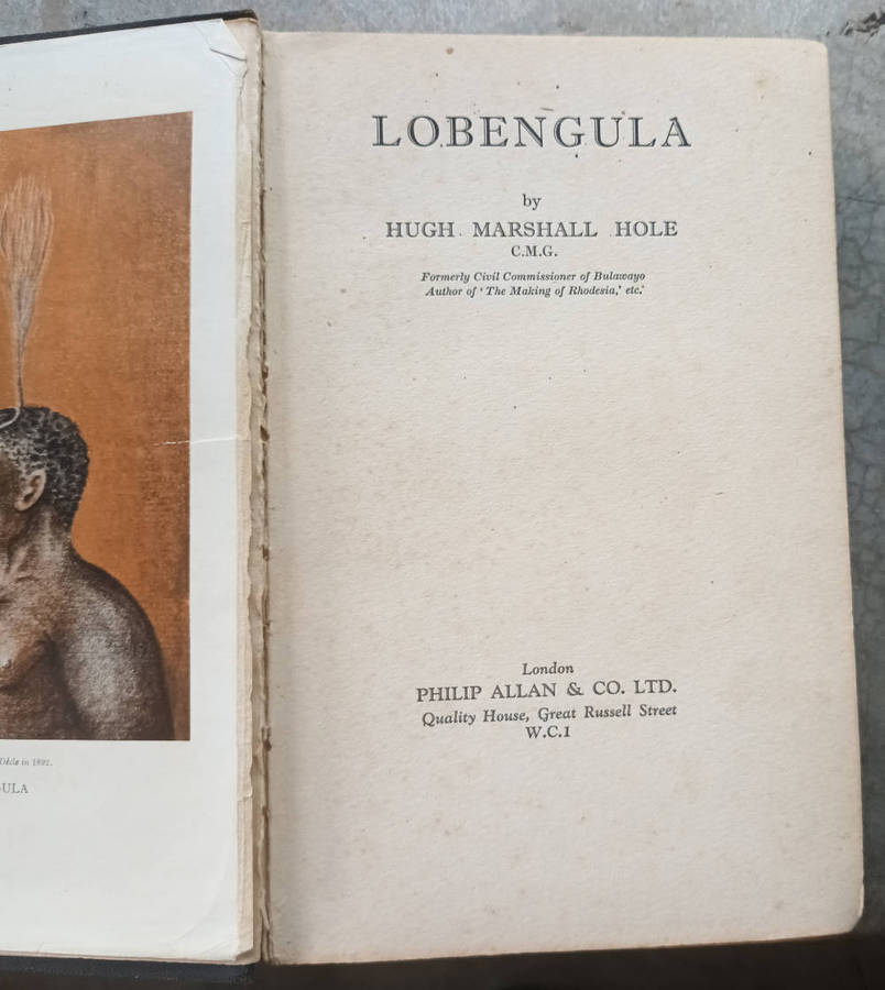 Lobengula by Hugh Marshall Hole