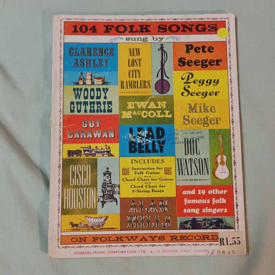 104 Folk Songs Sheet Music