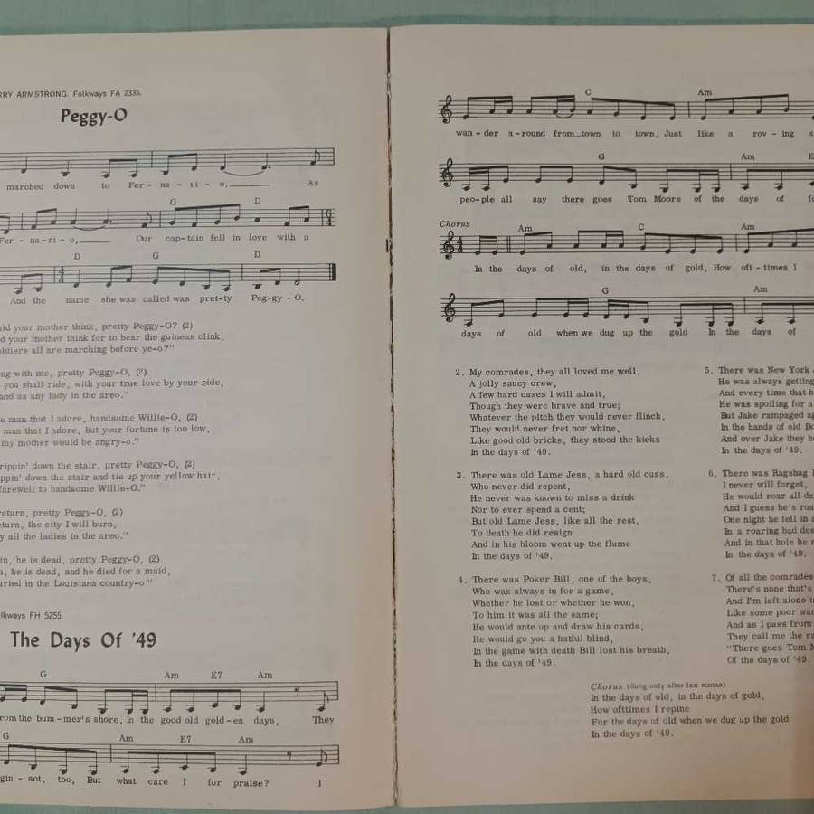 104 Folk Songs Sheet Music