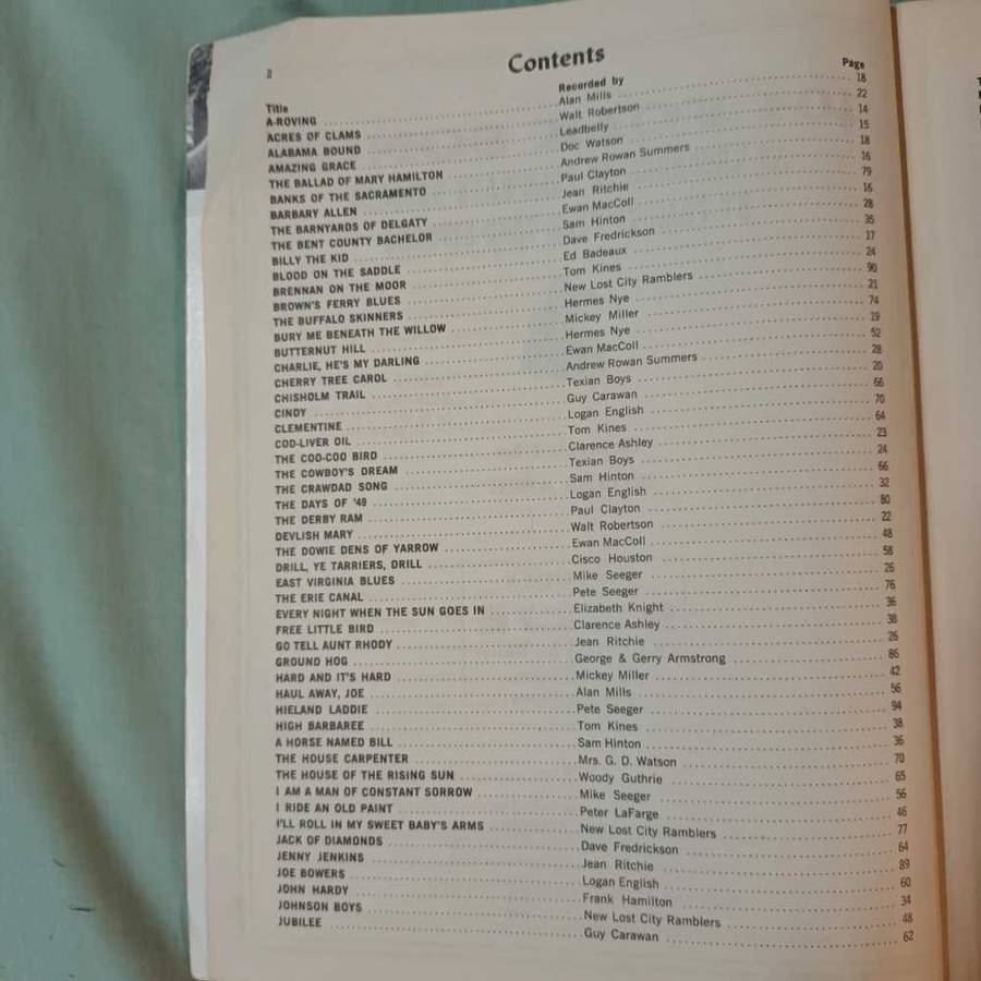 104 Folk Songs Sheet Music