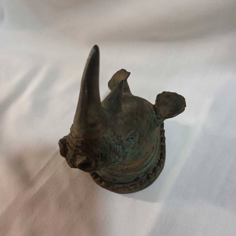 Rhino paperweight