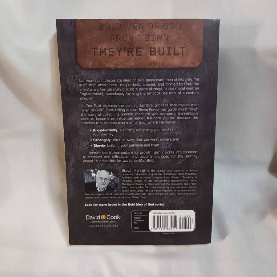 Bold men of God. Joseph. God built. Steve Farrar. Christian book
