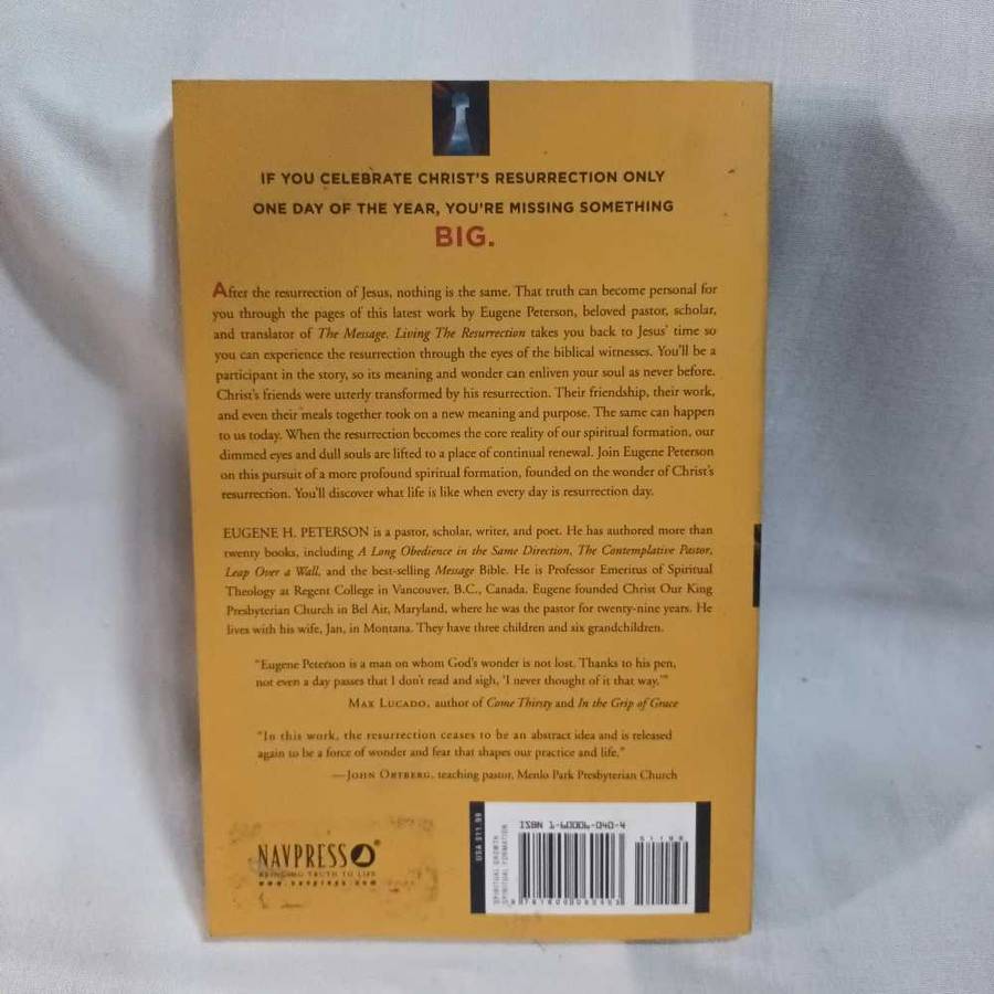 Living the Resurrection  Eugen Petersen. Christian book