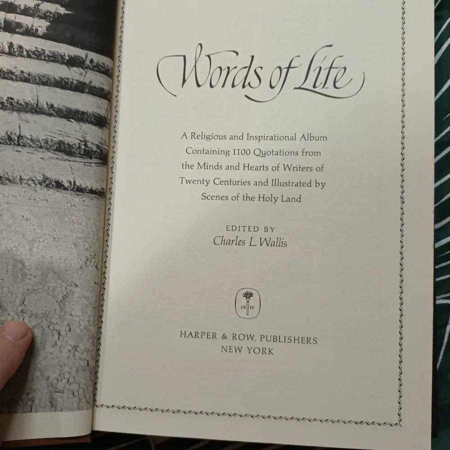 Words of Life by Charles L Wallace