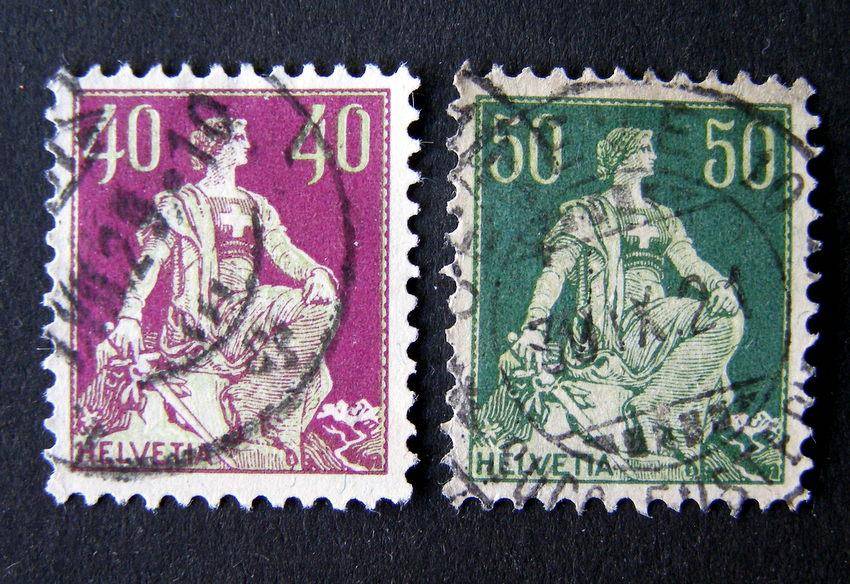 SWITZERLAND - Helvetia 1908