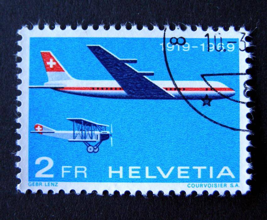 SWITZERLAND - Publicity 1969 //Aircraft