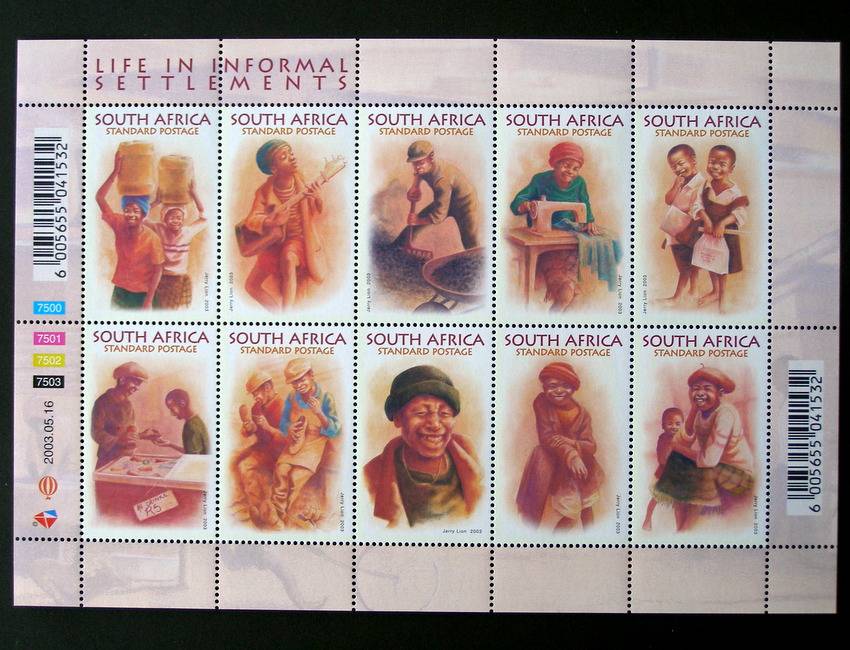 SOUTH AFRICA Mint Set - Life in Informal Settlements 2003