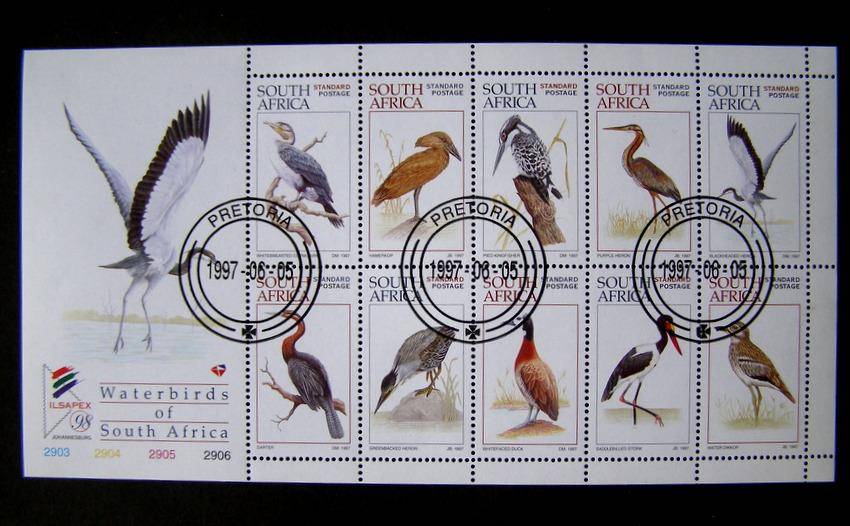 SOUTH AFRICA Set (CTO) - Waterbirds 1997