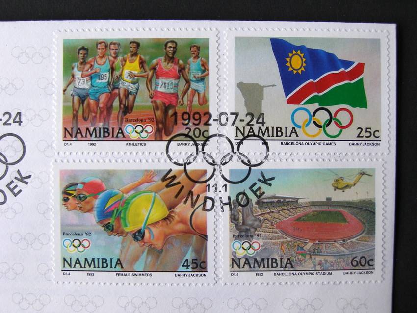 NAMIBIA Cover - Olympic Games, Barcelona 1992