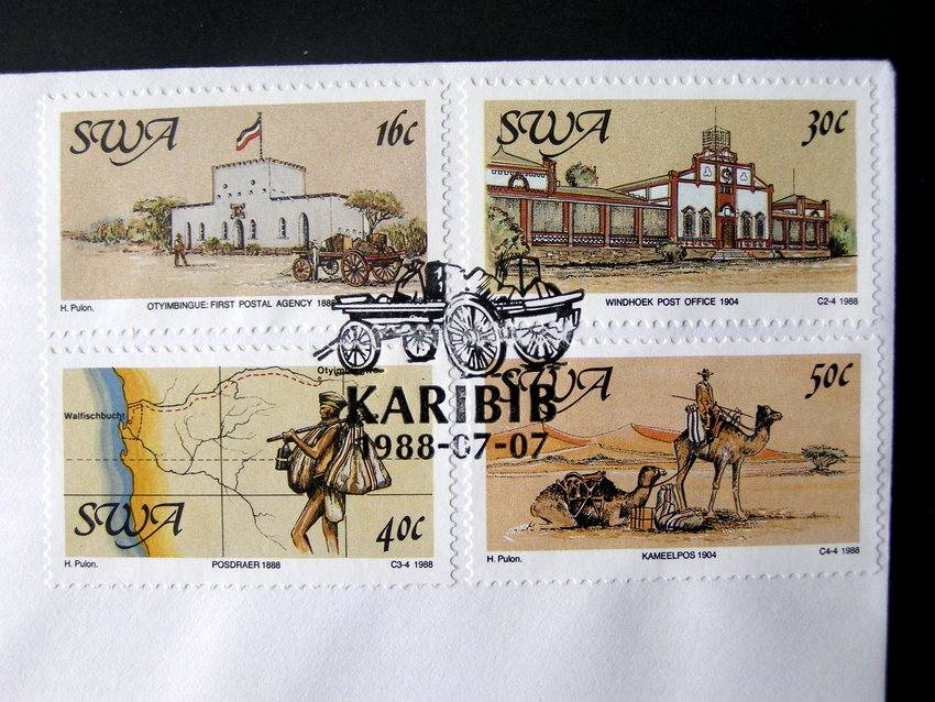 SWA Cover - Centenary of Postal Services 1988