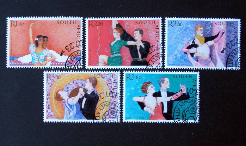 SOUTH AFRICA Set (CTO) - Ballroom Dancing 2003
