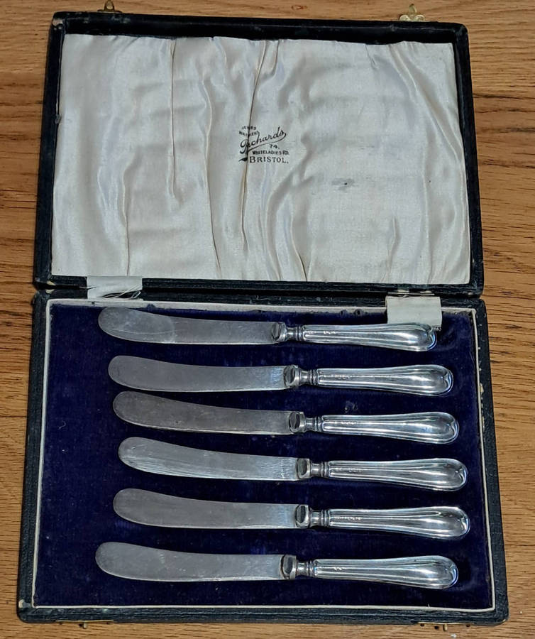 Sterling Silver handeled butter knives