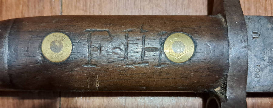 Boer War Bayonet and frog