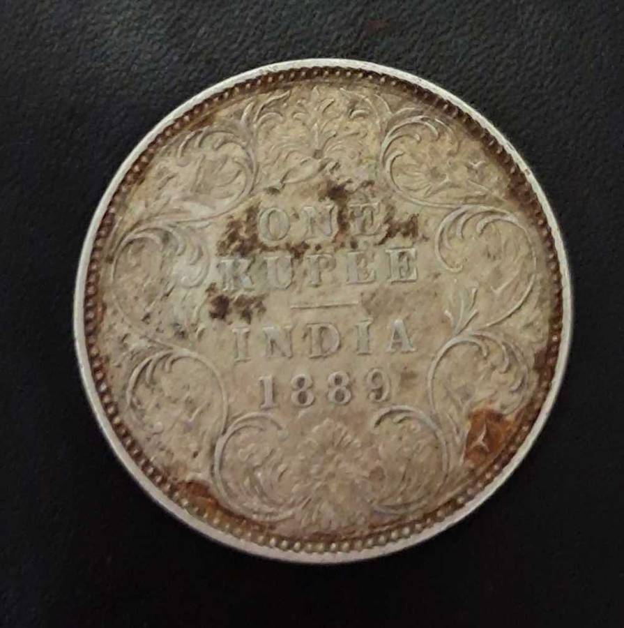 1889 India 1 Rupee