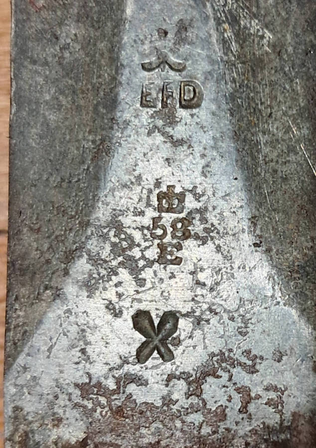 Boer War Bayonet and frog