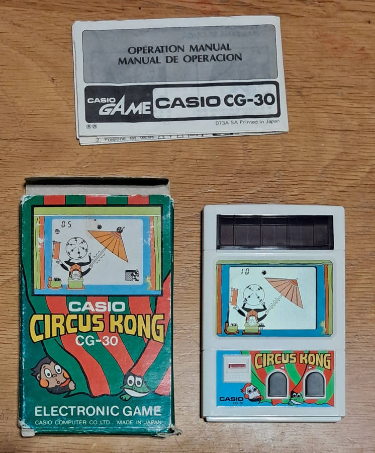 1983 Casio Circus Kong electronic game