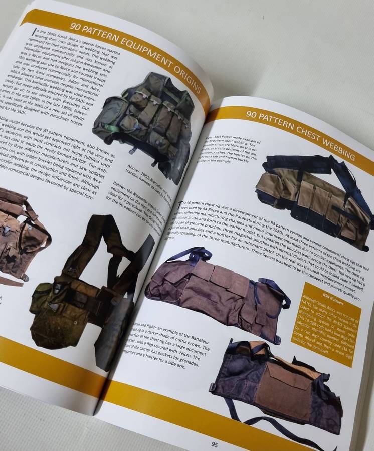 Nutria-Brown  SADF Uniforms and Equipment  1970 - 1994  ( ONE BOOK )