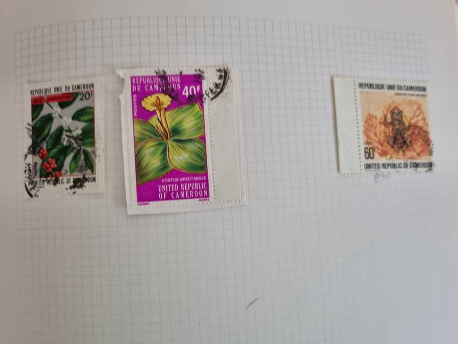 NEW AGE STAMP ALBUM SPRINGBACK WITH FRENCH COLONIES MINT/USED. AS PER IMAGES. NB: PLEASE READ BELOW!